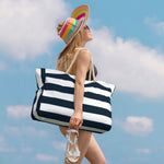 Waterproof Large Tote Bag - Multi-Pocket Everyday Carryall