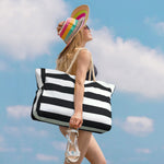 Waterproof Large Tote Bag - Multi-Pocket Everyday Carryall