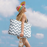 Waterproof Large Tote Bag - Multi-Pocket Everyday Carryall