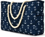 Waterproof Large Tote Bag - Multi-Pocket Everyday Carryall