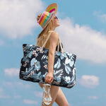 Waterproof Large Tote Bag - Multi-Pocket Everyday Carryall
