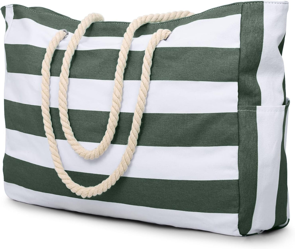 Waterproof Large Tote Bag - Multi-Pocket Everyday Carryall