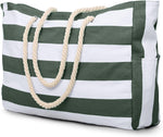 Waterproof Large Tote Bag - Multi-Pocket Everyday Carryall