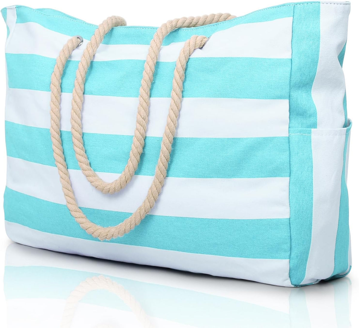 Waterproof Large Tote Bag - Multi-Pocket Everyday Carryall