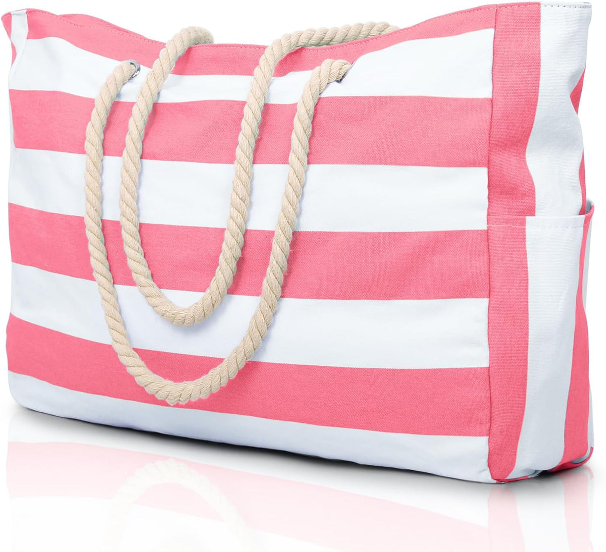 Waterproof Large Tote Bag - Multi-Pocket Everyday Carryall