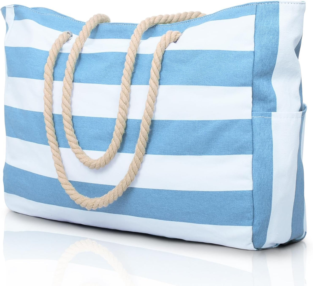 Waterproof Large Tote Bag - Multi-Pocket Everyday Carryall
