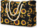 Waterproof Large Tote Bag - Multi-Pocket Everyday Carryall