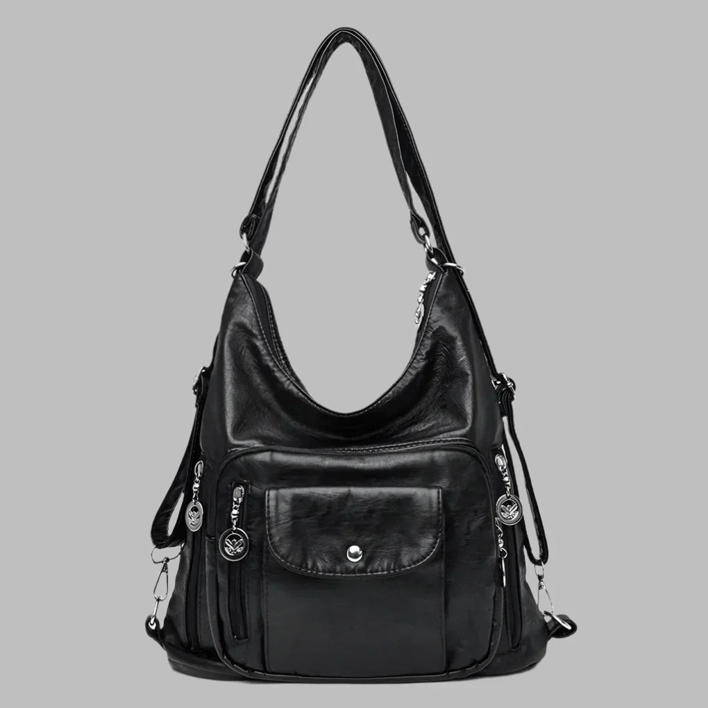 Women's Leather Tote Bag - Spacious Everyday Elegance