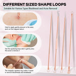 Blackhead & Pimple Extractor Kit - Stainless Steel Skincare Tools