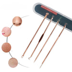 Blackhead & Pimple Extractor Kit - Stainless Steel Skincare Tools