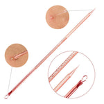 Blackhead & Pimple Extractor Kit - Stainless Steel Skincare Tools