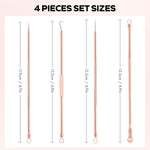 Blackhead & Pimple Extractor Kit - Stainless Steel Skincare Tools