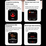 Blood Glucose Wellness Smartwatch - Non-Invasive Health Tracker