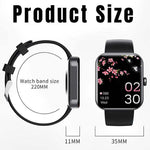 Blood Glucose Wellness Smartwatch - Non-Invasive Health Tracker