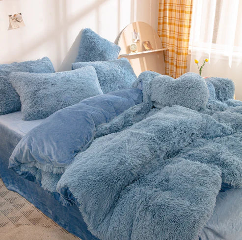 FluffCandy Soft Duvet Cover - Long-Haired Mink Velvet Bedding