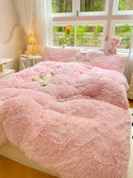 FluffCandy Soft Duvet Cover - Long-Haired Mink Velvet Bedding