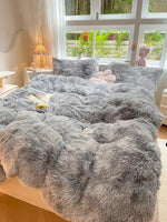 FluffCandy Soft Duvet Cover - Long-Haired Mink Velvet Bedding