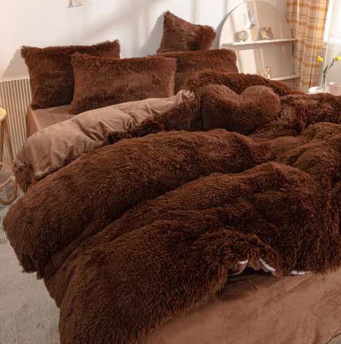 FluffCandy Soft Duvet Cover - Long-Haired Mink Velvet Bedding