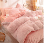FluffCandy Soft Duvet Cover - Long-Haired Mink Velvet Bedding