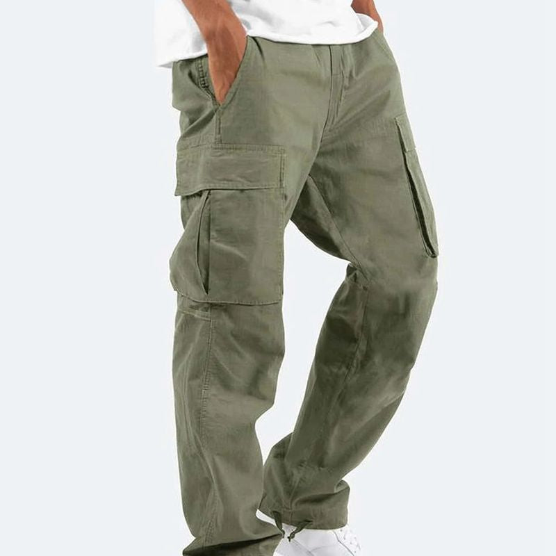 Men's Cargo Pants - Flexible Stretch Fabric for All-Day Wear