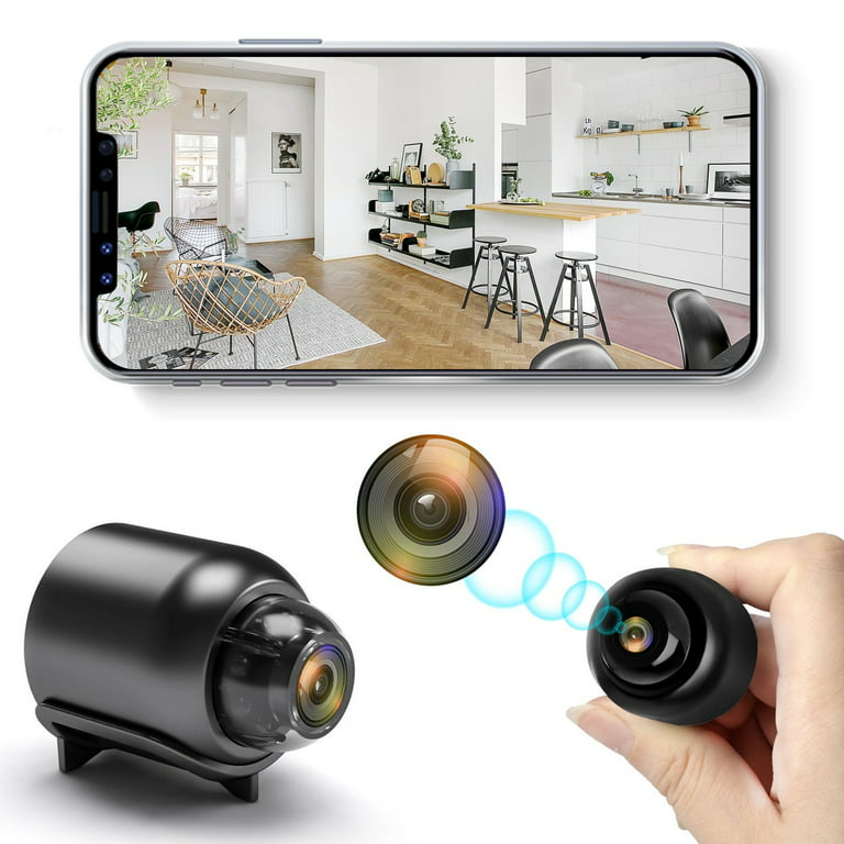 Mini WiFi Security Camera - HD Live View for Home Monitoring