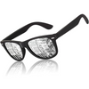 Matte Black Frame | Silver Mirrored Lens