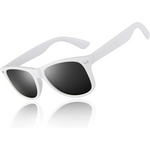Jamie Retro 80's Polarized Sunglasses - Vintage Style, Modern Lenses