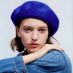 Evelyne Classic French Wool Beret - Soft, Breathable Winter Hat