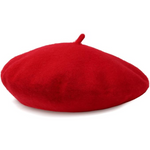 Evelyne Classic French Wool Beret - Soft, Breathable Winter Hat