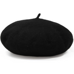 Evelyne Classic French Wool Beret - Soft, Breathable Winter Hat