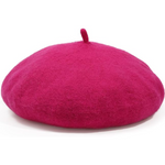 Evelyne Classic French Wool Beret - Soft, Breathable Winter Hat