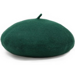 Evelyne Classic French Wool Beret - Soft, Breathable Winter Hat