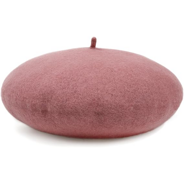Evelyne Classic French Wool Beret - Soft, Breathable Winter Hat