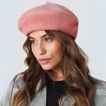 Evelyne Classic French Wool Beret - Soft, Breathable Winter Hat
