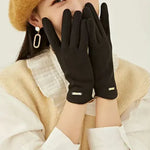 SuaveTouch Gloves - Classic Suede Women's Winter Gloves