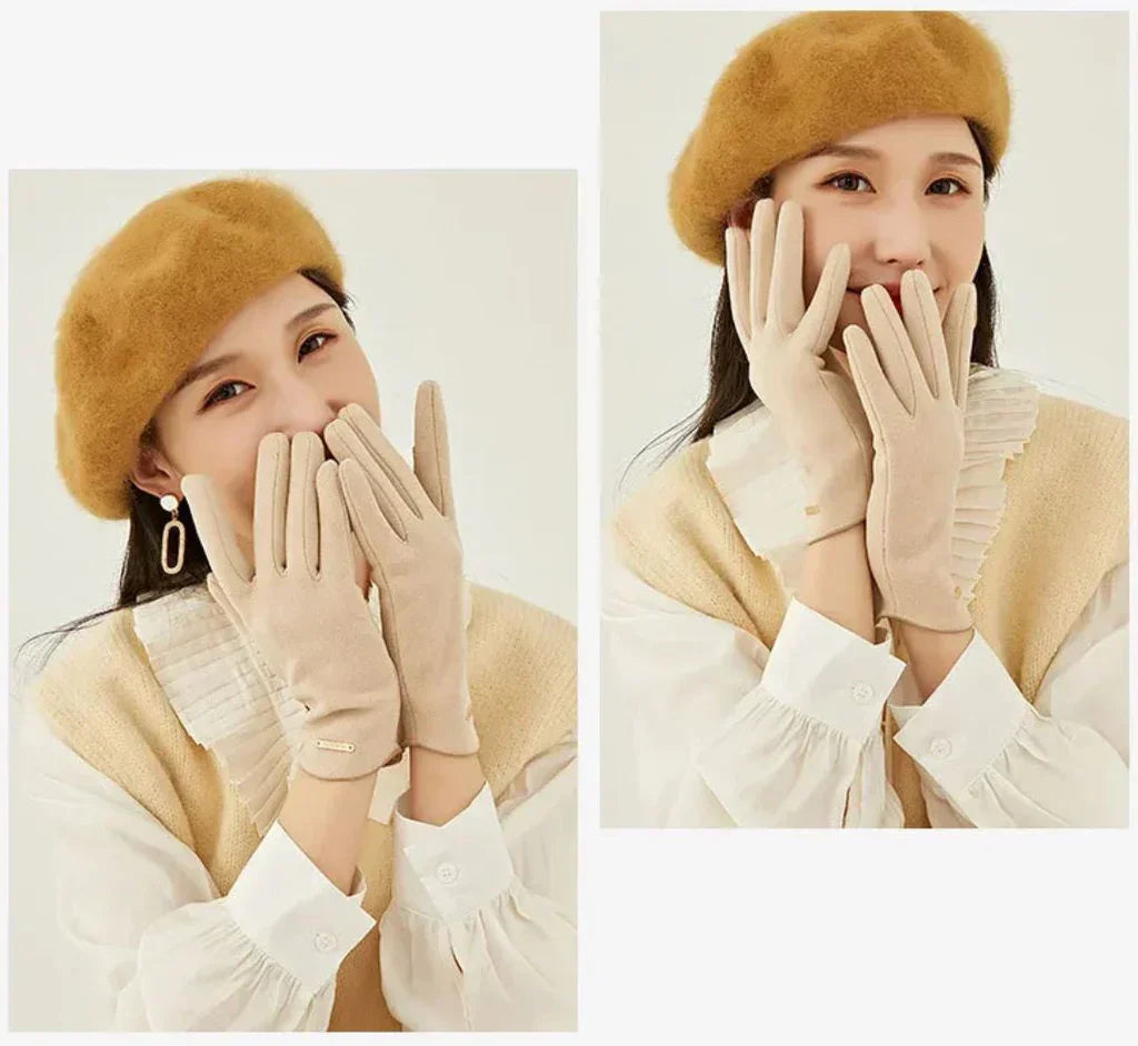 SuaveTouch Gloves - Classic Suede Women's Winter Gloves