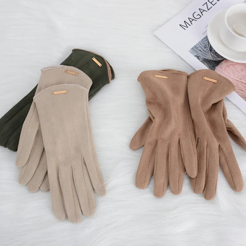 SuaveTouch Gloves - Classic Suede Women's Winter Gloves