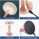 LumiCrest Table Lamp - Wireless Rechargeable Retro Lamp