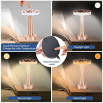 LumiCrest Table Lamp - Wireless Rechargeable Retro Lamp