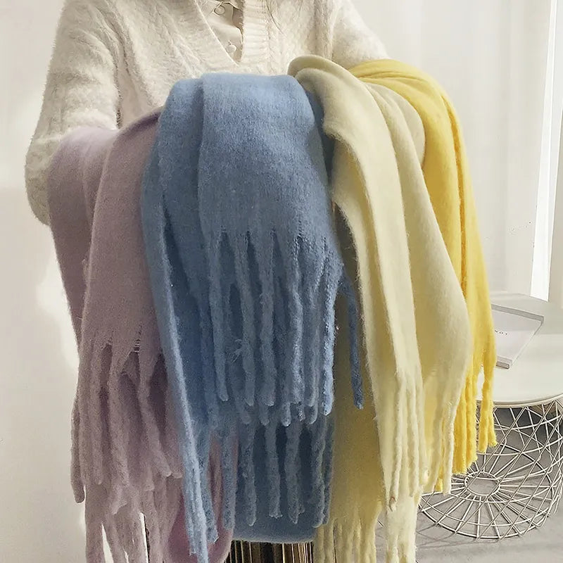 Eloise Cashmere Scarf - Soft Extra-Long Winter Wrap