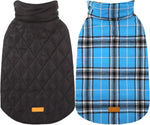 Dog Winter Coat - Waterproof Reversible British Style Jacket