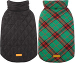 Dog Winter Coat - Waterproof Reversible British Style Jacket