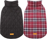 Dog Winter Coat - Waterproof Reversible British Style Jacket