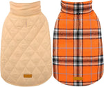 Dog Winter Coat - Waterproof Reversible British Style Jacket