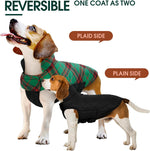 Dog Winter Coat - Waterproof Reversible British Style Jacket