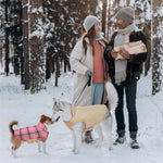 Dog Winter Coat - Waterproof Reversible British Style Jacket