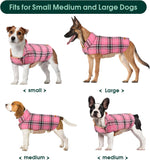 Dog Winter Coat - Waterproof Reversible British Style Jacket
