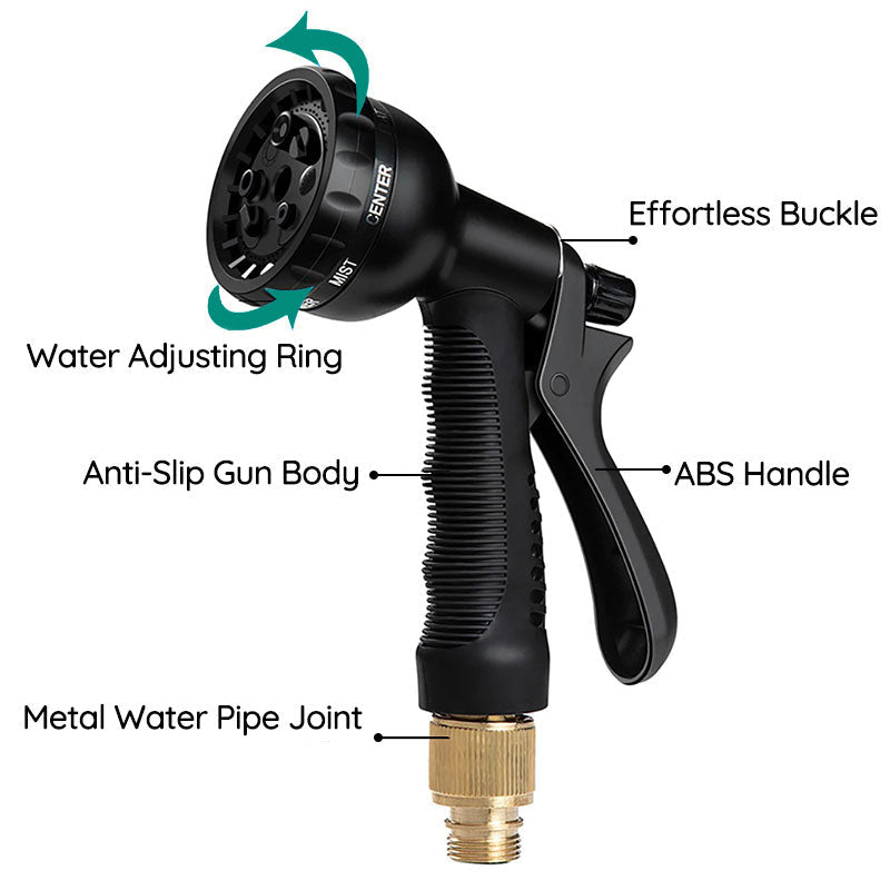Expandable Garden Water Hose - Lightweight, Kink-Free Design