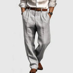 Men's Cotton-Linen Trousers - Breathable Everyday Comfort