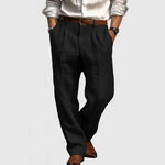 Men's Cotton-Linen Trousers - Breathable Everyday Comfort